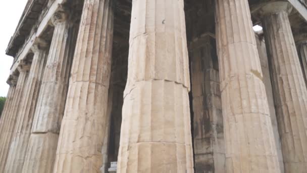 Temple Héphaïstos Athènes Grèce — Video