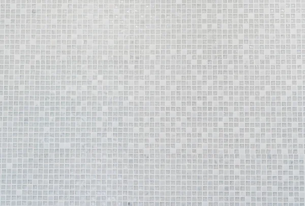Modello Piastrelle Mosaico Bianco Sulla Parete — Foto Stock