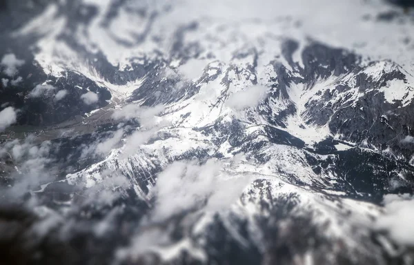 Geleiras nas montanhas dos Alpes . — Fotografia de Stock