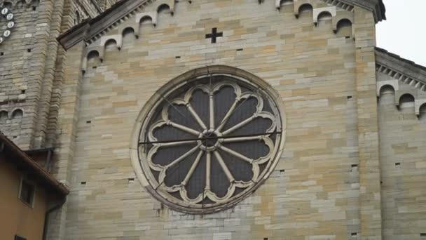 Römisch Katholische Kathedrale Der Stadt Como Italien — Stockvideo