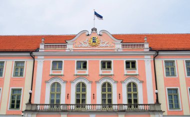 Estonya Parlamentosu binası. Toompea castle.
