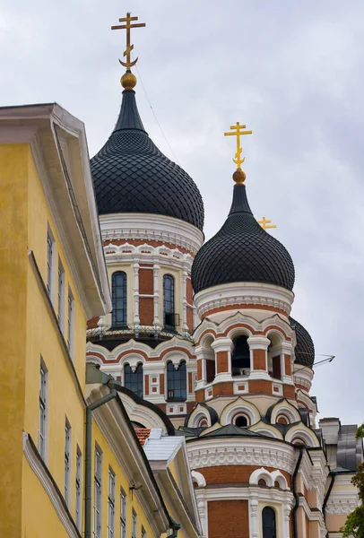 Veduta della Cattedrale di Alexander Nevsky a Tallinn . — Foto Stock