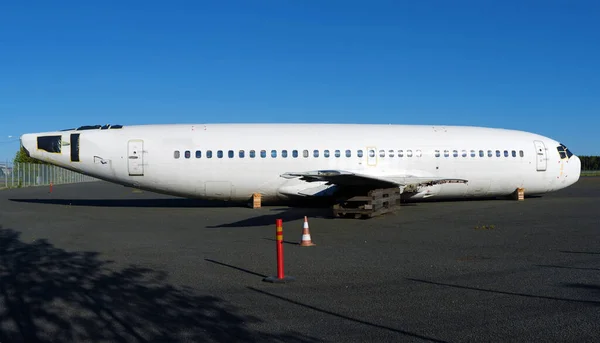 Crisi Economica Aereo Smontato Parcheggio Dell Aeroporto — Foto Stock