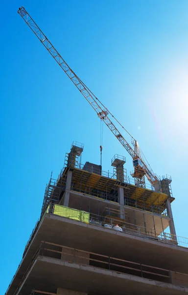 Industrial Construction Crane City — Stock Photo, Image