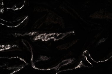 Lüks arka plan siyah sihir kumaş ile parıldıyor