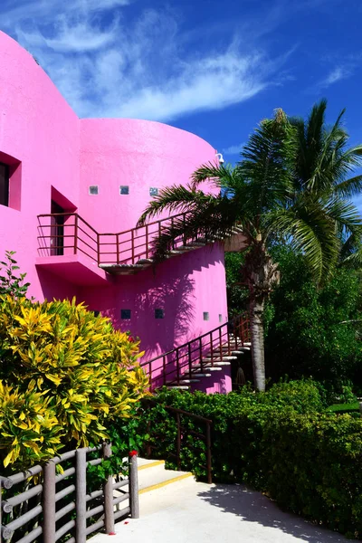 Colorful building in Cozumel, Mexico — Stock Photo, Image