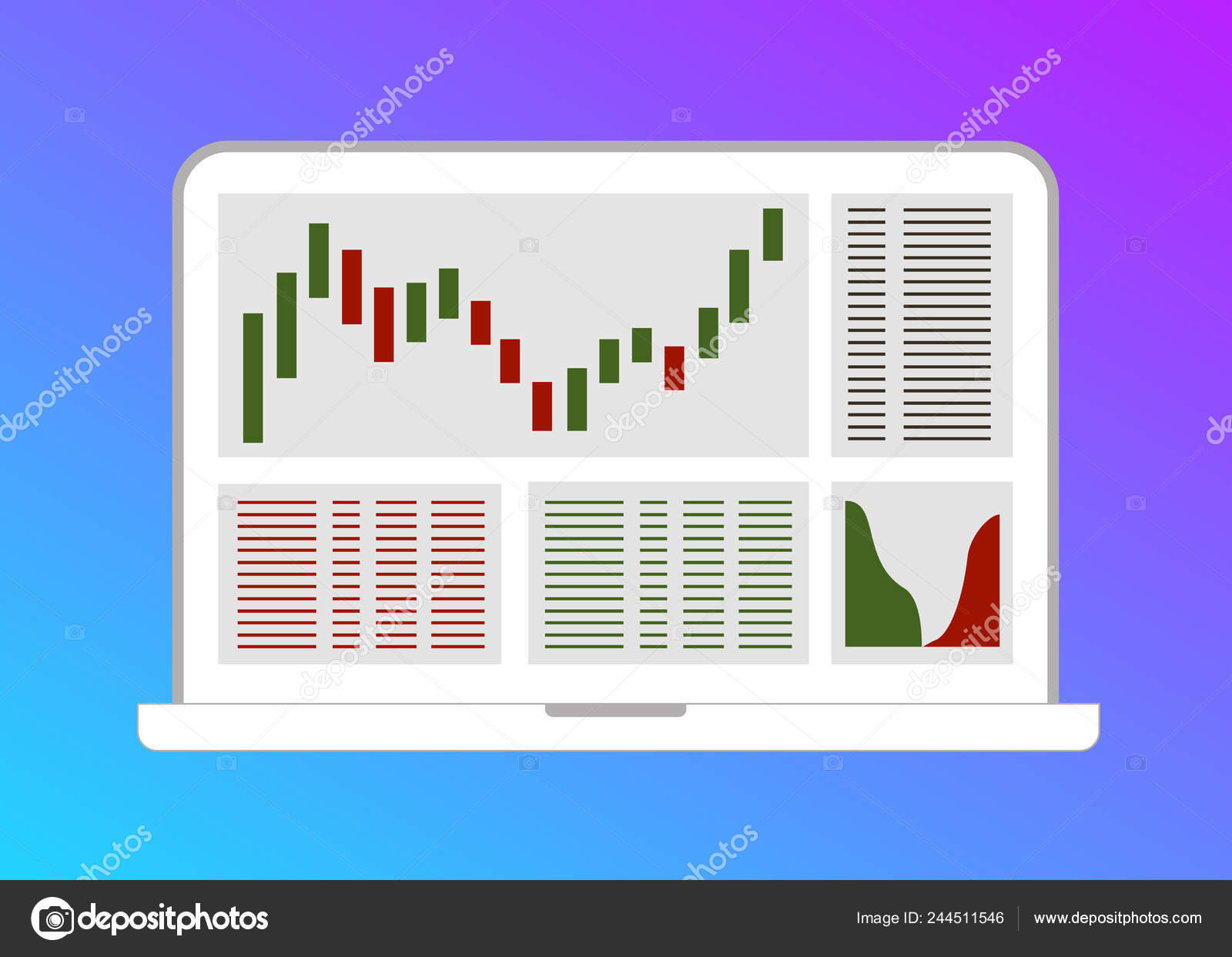 Stock Market Candlestick Chart