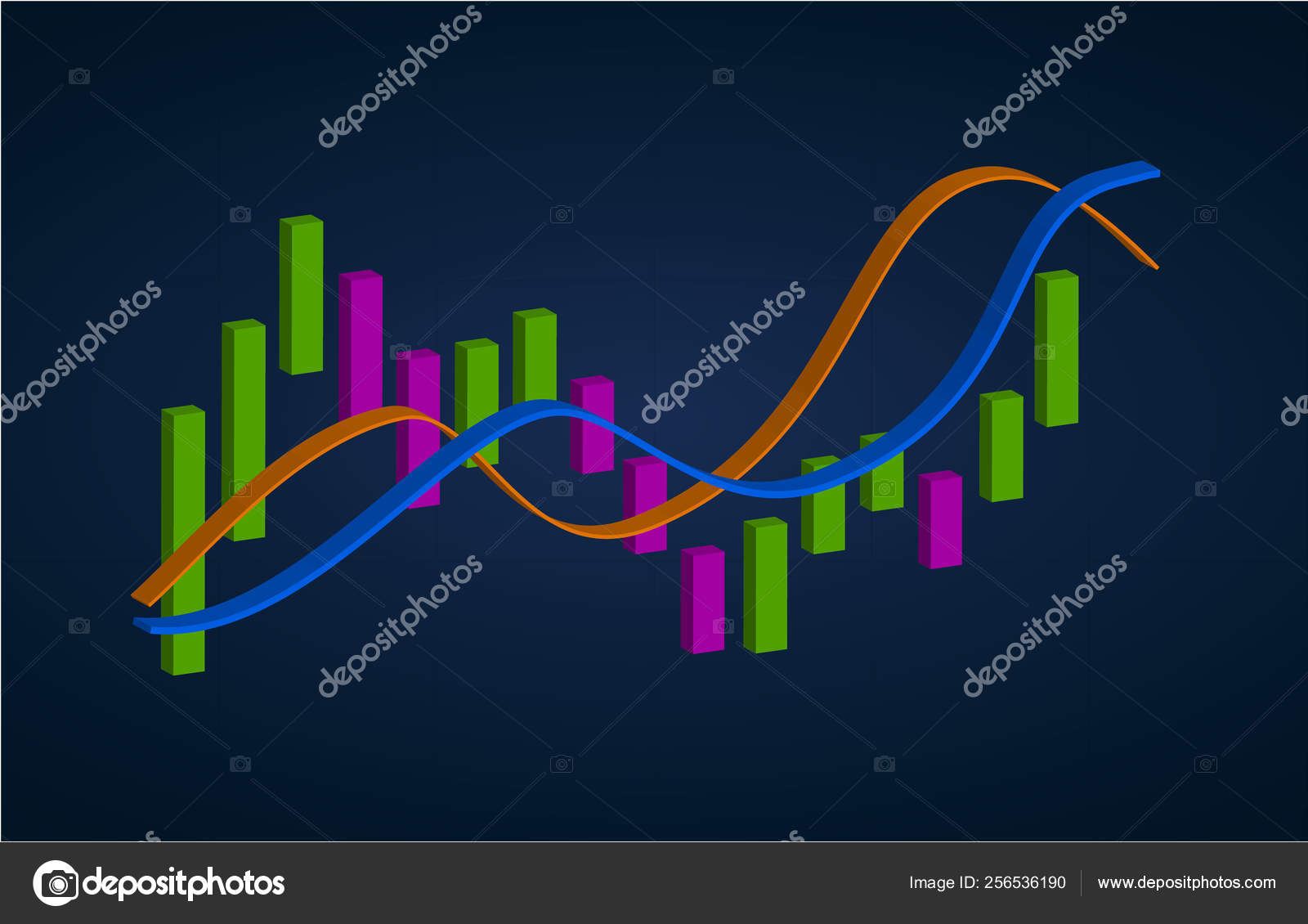 Grafico De Analisis Tecnico Del Mercado De Velas Forex O - 