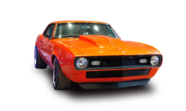 American Muscle Car Chevrolet Camaro Ss 1968 beyaz arka plan üzerinde izole