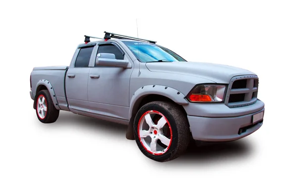 American Pickup Dodge Ram Isolado Fundo Branco — Fotografia de Stock