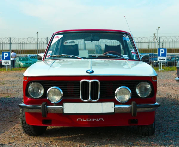 Russland Petersburg September 2018 Oldtimer Bmw Alpina 2002 Modell Auf — Stockfoto