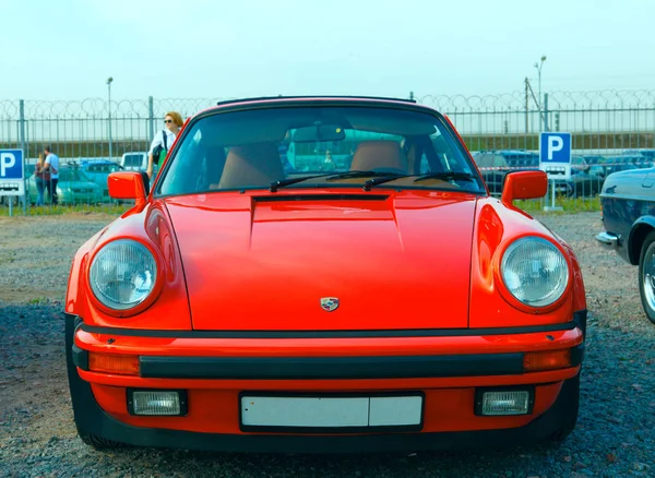 Rusia San Petersburgo Septiembre 2018 Coche Deportivo Alemán Lujo Porsche —  Fotos de Stock