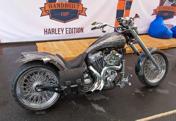 Özel motosiklet günleri'nde Rus Harley, St Petersburg.