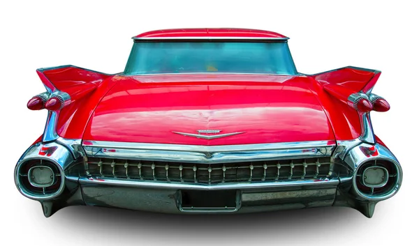 Classique Américaine Vintage Voiture Cadillac Eldorado 1959 Isolé Sur Fond — Photo