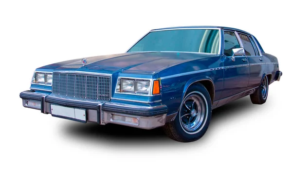 Klassieke Amerikaanse Vintage Auto 1979 Buick Park Avenue Geïsoleerd Witte — Stockfoto