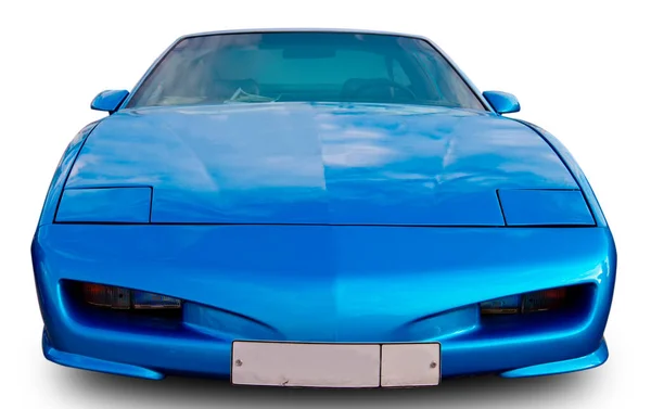 Ročník Americké Svalové Auto Pontiac Trans Firebird Izolované Bílém Pozadí — Stock fotografie