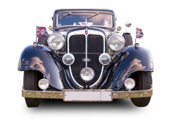德国古董车奥迪220 1934年 白色背景隔离 — 图库照片