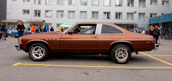 Klasyczny Amerykański Samochód Buick Skylark Czwartej Generacji Original Meet Show — Zdjęcie stockowe