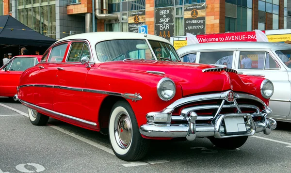 Klassieke Amerikaanse Vintage Auto Hudson Hornet Original Meet Show Rusland — Stockfoto