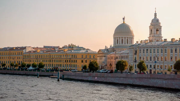 Sint Petersburg Makarova Dijk Kerk Van Heilige Grote Martelaar Catherine — Stockfoto