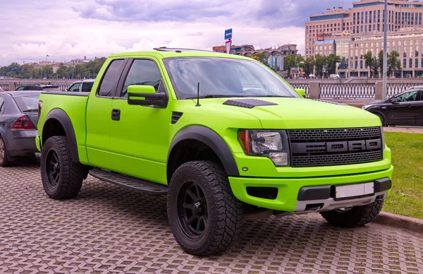 Amerikaanse Vrachtwagen Ford 150 Svt Raptor Original Meet Show Rusland — Stockfoto