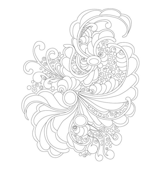 векторная иллюстрация цветочных орнаментов
