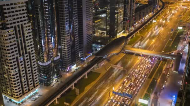 Dubai Uae March 2018 Aerial View Burj Arab Hotel Dubai — Stock Video