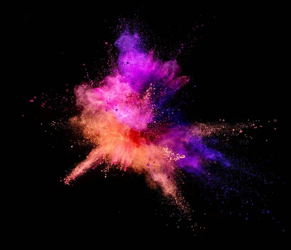 Explosão de pó colorido — Fotografia de Stock