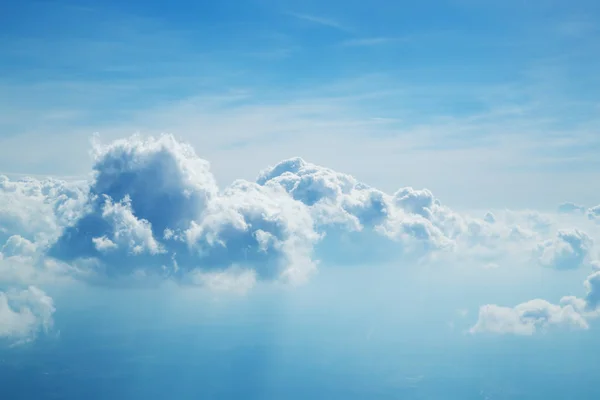 Por Encima Las Nubes Hermosa Vista Panorámica Del Cielo Desde —  Fotos de Stock