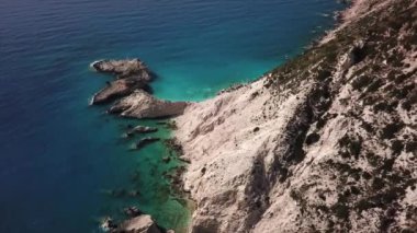 Reef adasının Kefalonia, Yunanistan ve havadan görünümü