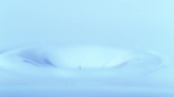 Сверхмедленное Движение Капли Капельной Воды Снятое Макролинзами Снятое Высокоскоростную Кинокамеру — стоковое видео