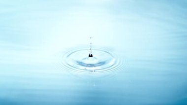 Su damlaları, yüksek hızlı sinema kamera üzerinde filme sıçramasına, süper ağır çekim