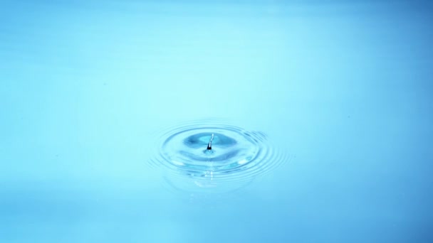 Super Cámara Lenta Salpicaduras Gotas Agua Filmado Cámara Cine Alta — Vídeos de Stock