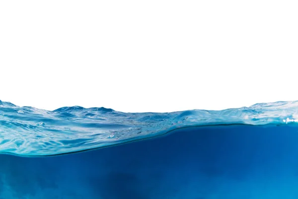 Voda vlna izolované na bílém pozadí — Stock fotografie