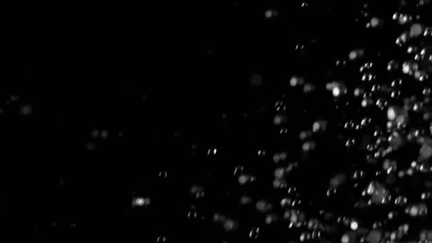 Супер Повільний Рух Крапель Води Знімається Високошвидкісній Камері 1000 — стокове відео