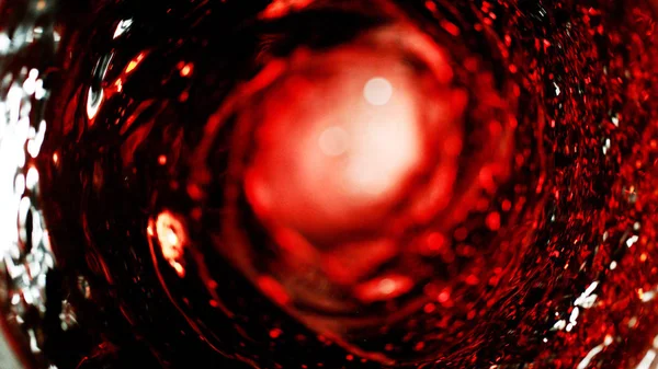 Detail van rode wijn werveling — Stockfoto