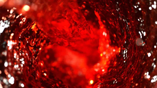 赤ワイン渦巻きのディテール — ストック写真