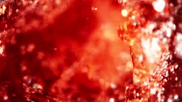 Super Zpomalený Pohyb Nalévání Červeného Vína Tvaru Twisteru Natočeno Vysokorychlostní — Stock video