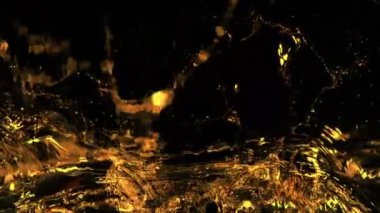 Kola/viski/çay siyah arka plan üzerine izole sıçramasına, süper ağır çekim. Çok yüksek hızlı kamera, 1000 fps filme.