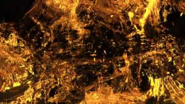 Kola/viski/çay siyah arka plan üzerine izole sıçramasına, süper ağır çekim. Çok yüksek hızlı kamera, 1000 fps filme.