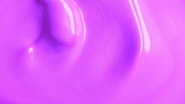 Сверхмедленный Ход Смешивания Розовой Краски Абстрактный Фон Снято Камеру Высокоскоростного — стоковое видео