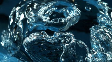 Soyut su sıçraması detayı