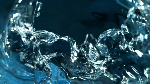 Detalle de salpicadura de agua abstracta — Foto de Stock
