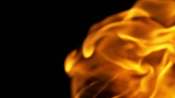 炎と飛ぶコーヒー豆のスーパースローモーション 高速シネマカメラで撮影 1000 Fps — ストック動画