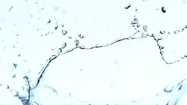 飞溅水冠形状的超慢运动 拍摄在高速影院相机幻影Veo 1000Fps — 图库视频影像