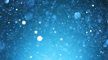 Bulanık noktalı soyut mavi ışıltılı arkaplan.