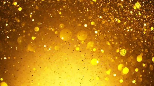 Abstract Golden Glittering Background Blur Dots — Stock Photo, Image