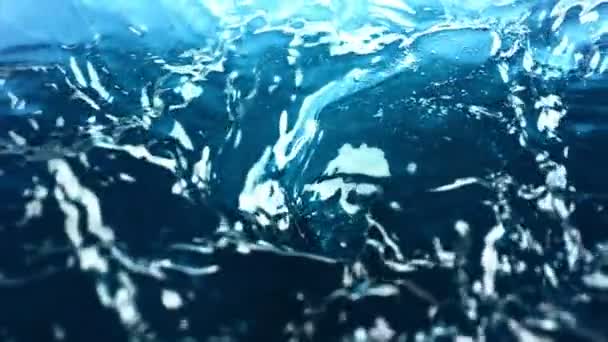 Super Slow Motion Acqua Rotante Forma Twister Girato Cinepresa Alta — Video Stock