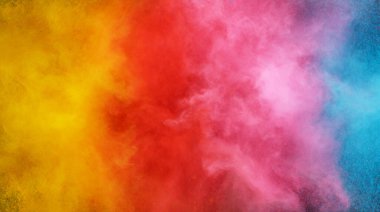 Soyut renkli toz patlaması arka planı, çeşitli renkler
