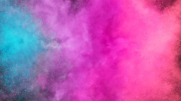 Fond Abstrait Explosion Poudre Colorée Différentes Couleurs — Photo